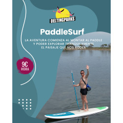 Practica PaddleSurf en la Ràpita, el corazón del Delta del Ebro.